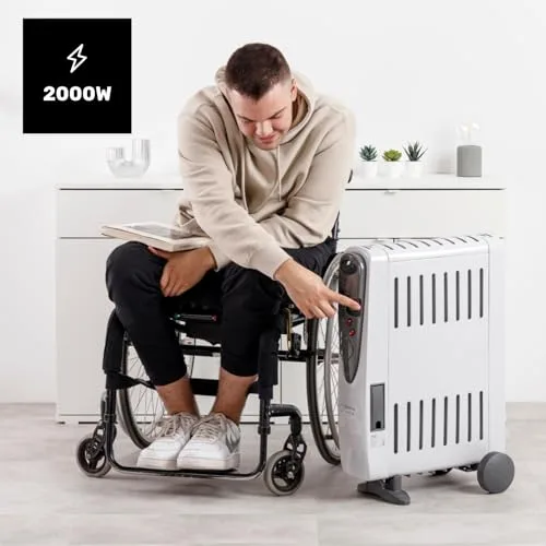 Taurus ▫️ Radiador a óleo de 2000 W com humidificador e 3 níveis de potência 2