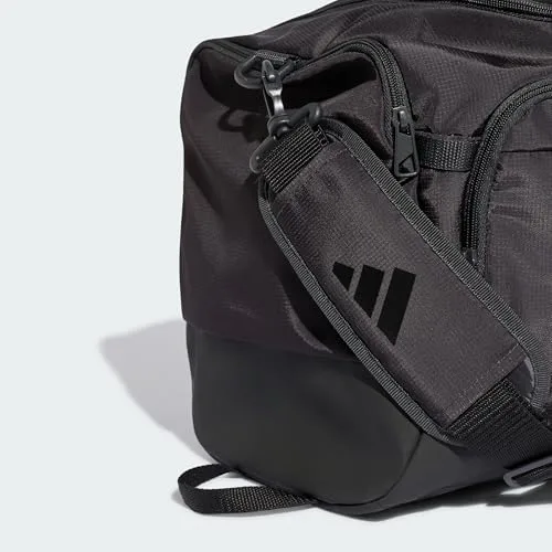 adidas ▫️ Unissexo para Adulto Training Defender Graphic Duffle Bag Small Duffel_Bag, Carbon/Black, Tamanho Único 4