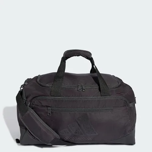 adidas ▫️ Unissexo para Adulto Training Defender Graphic Duffle Bag Small Duffel_Bag, Carbon/Black, Tamanho Único 5