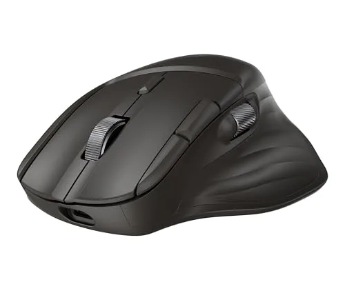 HP ▫️ Rato sem fios ergonómico 780M com deslocamento ultrarrápido, supercondensador recarregável, 6K dpi, Bluetooth, roda de deslocamento lateral, compatibilidade com vários dispositivos e compatível com Windows e Mac 2