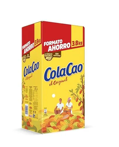 ColaCao ▫️ Original, Cacau Solúvel Natural sem Aditivos, Embalagem Económica, com Cacau Natural, 3,8 kg 2