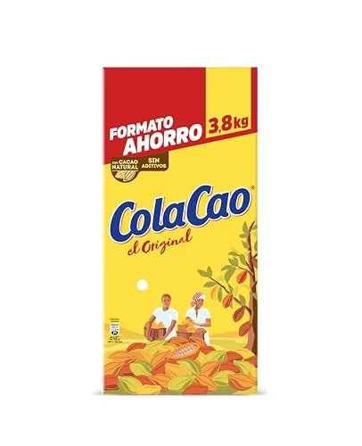 ColaCao ▫️ Original, Cacau Solúvel Natural sem Aditivos, Embalagem Económica, com Cacau Natural, 3,8 kg 4