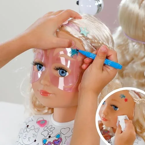 Baby born ▫️ Cabeça com Penteado «Paint Artist» com Acessórios 3