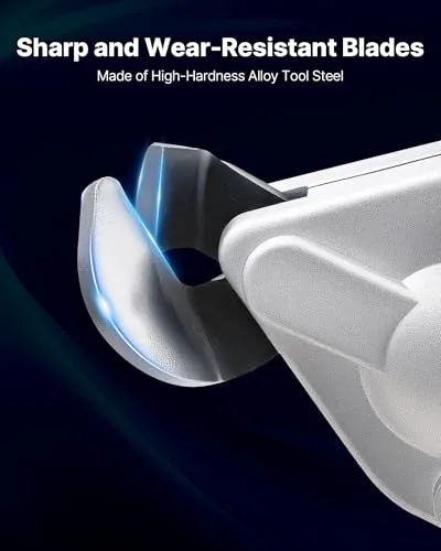 VEVOR ▫️ Tesoura de metal sem fios com cabeça giratória a 360°, lâminas duplas, corta aço galvanizado de 1,22 mm, aço inoxidável de 1 mm, alumínio, plástico e cartão, 25 000 RPM, 365 x 180 x 80 mm 6