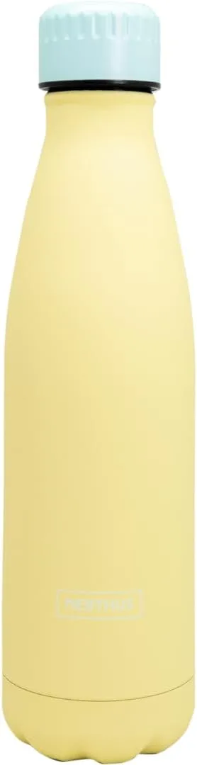 NERTHUS ▫️ FIH 1534 garrafa térmica de parede dupla em aço inoxidável, 500 ml, ideal para desporto, montanha e trabalho