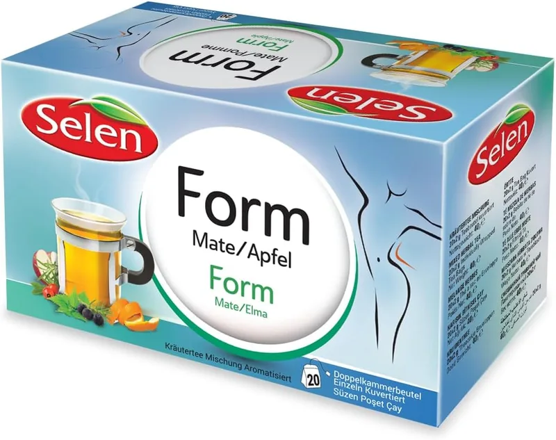 Selen ▫️ Form Mate/Apple, 20x2g saquetas de chá embaladas individualmente - 40g