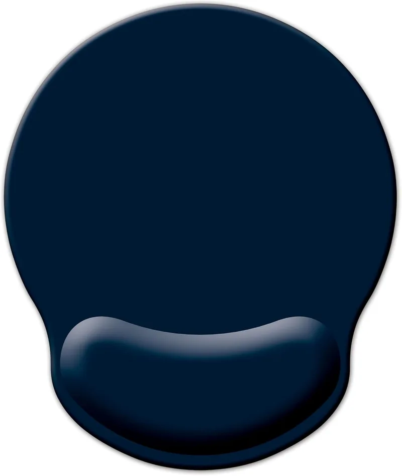 TEKXDD ▫️ Tapete de rato ergonómico, 21 x 25 cm, tapete de rato para PC, portátil, escritório e casa, azul