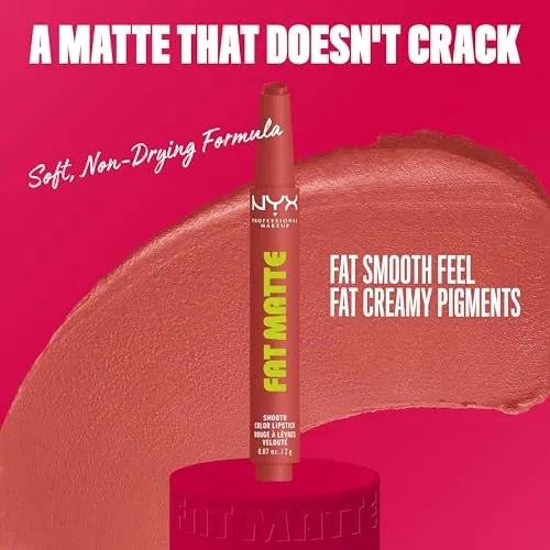 NYX PROFESSIONAL MAKEUP ▫️ Fat Matte Lip Balm, 09 Mauve Cloud, 2 g 2