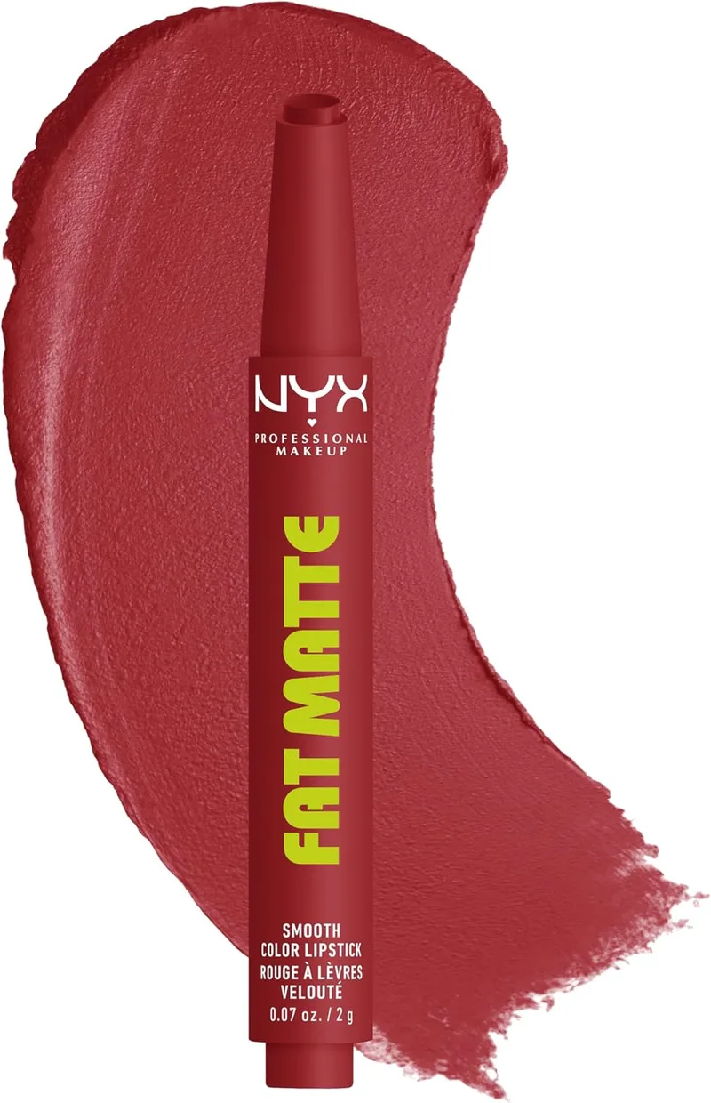 NYX PROFESSIONAL MAKEUP ▫️ Fat Matte Lip Balm, 09 Mauve Cloud, 2 g