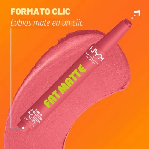 NYX PROFESSIONAL MAKEUP ▫️ Fat Matte Lip Balm, 11 Pink Puff, 2 g 4