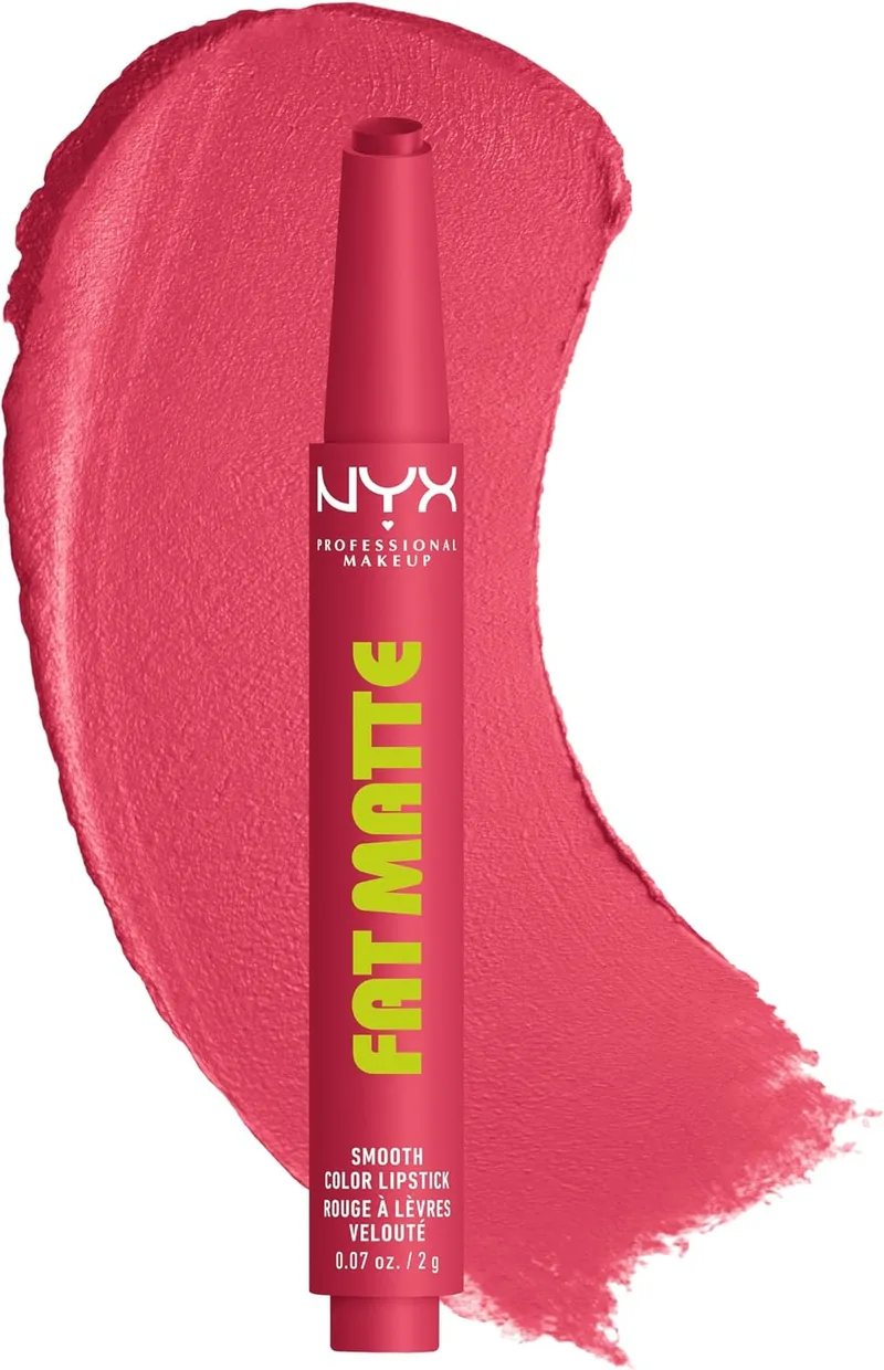 NYX PROFESSIONAL MAKEUP ▫️ Fat Matte Lip Balm, 11 Pink Puff, 2 g