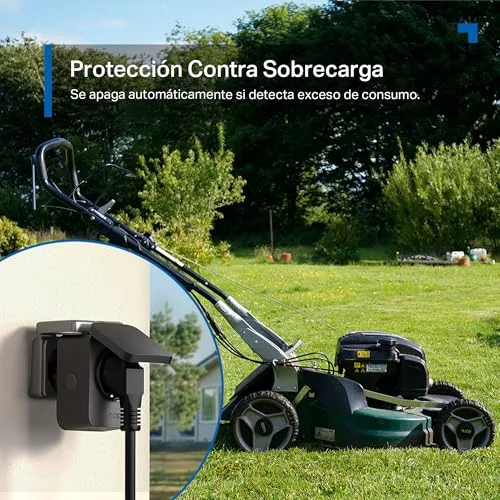 Tapo ▫️ P410M - Prise Inteligente para Exterior com Wi-Fi, IP54, Monitor de Energia 6