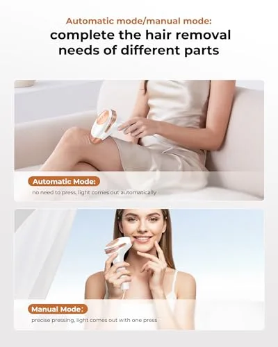 Deplite ▫️ 21J Depilador a laser com 3 funções, depilador IPL (luz pulsada) com 9 níveis de energia, luz vermelha de 600-1200 nm, máquina de depilação a laser doméstica para mulheres e homens, rosto, zona do biquíni, axilas, rosto e corpo 6