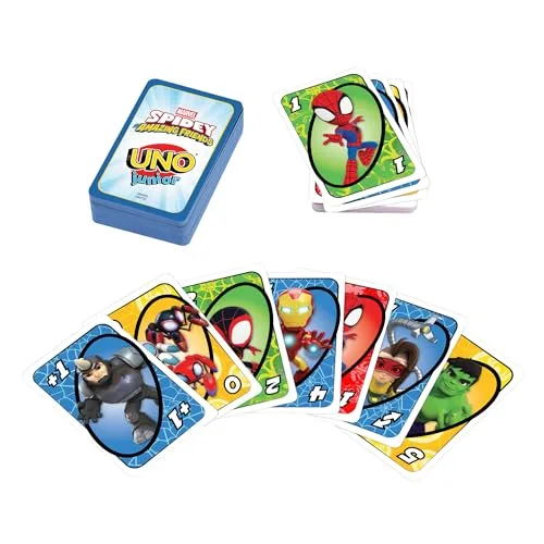 Mattel Games ▫️ UNO Junior Marvel: O Spidey e os seus incríveis amigos 2
