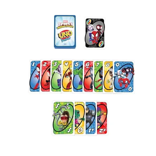 Mattel Games ▫️ UNO Junior Marvel: O Spidey e os seus incríveis amigos 5