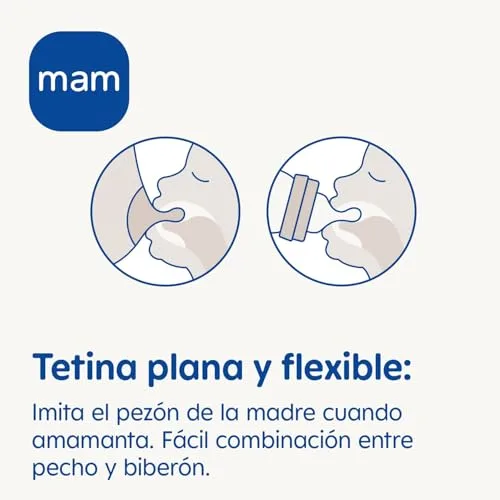 MAM ▫️ Conjunto de 2 biberões, a partir dos 6 meses, 330 ml, com tetina X especial para líquidos espessos em silicone, de fácil aceitação, fácil de segurar, fácil de limpar, Easy Active, rosa, conjunto de 2 unidades 4