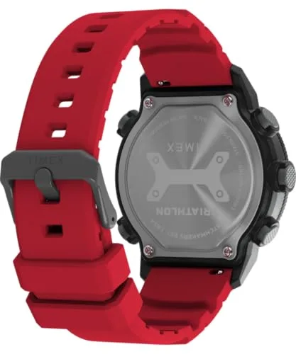 Timex ▫️ Relógio Triathlon 200 Lap para homem, 44 mm, com bracelete de silicone 4