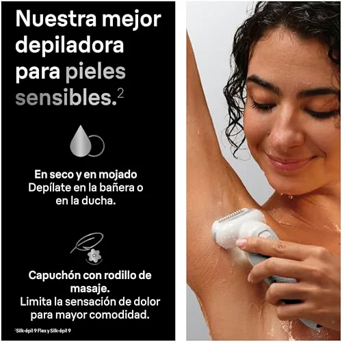 Braun ▫️ Silk·épil 9 Depiladora Elétrica para Mulher, 9-041, Prateada 5