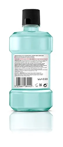 Listerine ▫️ Mentol Sabor Suave (1x250 ml), elixir bucal com flúor e 0% de álcool, elixir para as gengivas com 24 horas de proteção, elixir bucal sem álcool para um hálito fresco (Embalagem de 2) 4