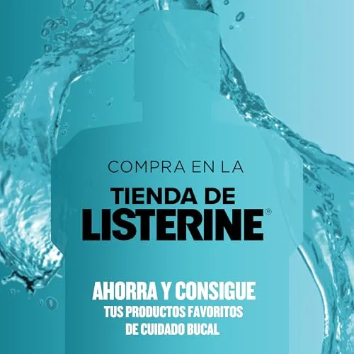 Listerine ▫️ Advanced White Sabor Suave (1 x 500 ml), elixir bucal com 0% de álcool, elixir bucal sem álcool com sabor a menta, elixir bucal branqueador para uma limpeza ideal (Embalagem de 2) 6
