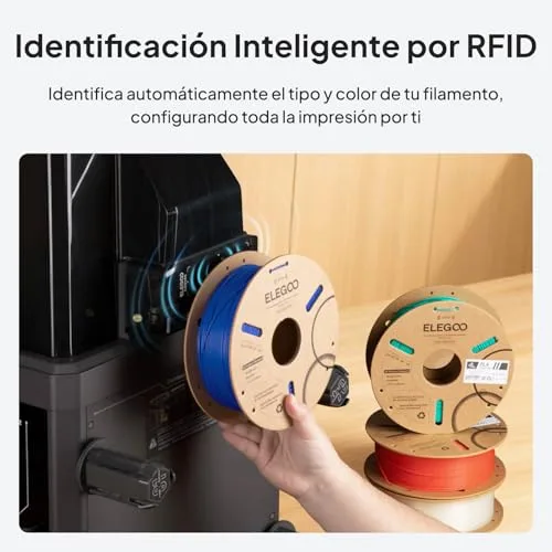 ELEGOO ▫️ Filamento PLA RFID 1,75 mm Preto 1 kg 2