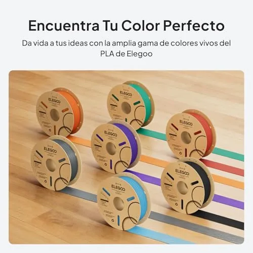 ELEGOO ▫️ Filamento PLA RFID 1,75 mm Preto 1 kg 4