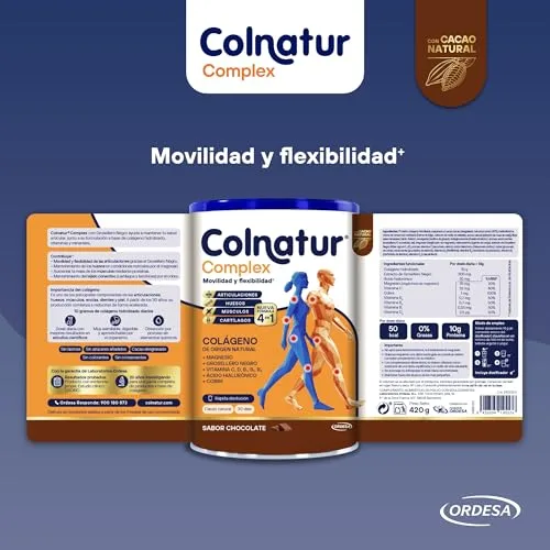 Colnatur ▫️ Complex Chocolate | 420 g | Colagénio para músculos e articulações 6