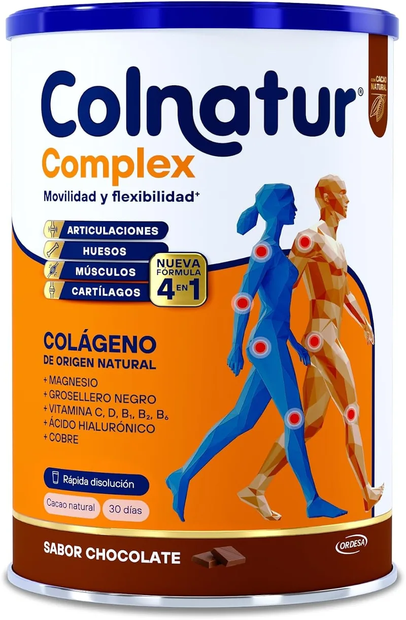 Colnatur ▫️ Complex Chocolate | 420 g | Colagénio para músculos e articulações