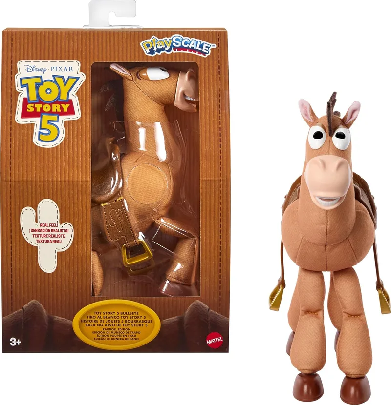 Mattel ▫️ Disney e Pixar Toy Story 5 Bullseye – edição boneco de pano