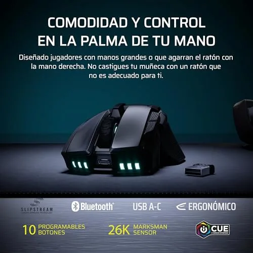 Corsair ▫️ IRONCLAW Wireless SE (2026) Rato para jogos – Preto 2