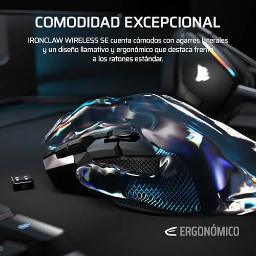 Corsair ▫️ IRONCLAW Wireless SE (2026) Rato para jogos – Preto 3