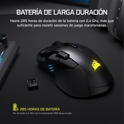 Corsair ▫️ IRONCLAW Wireless SE (2026) Rato para jogos – Preto 7