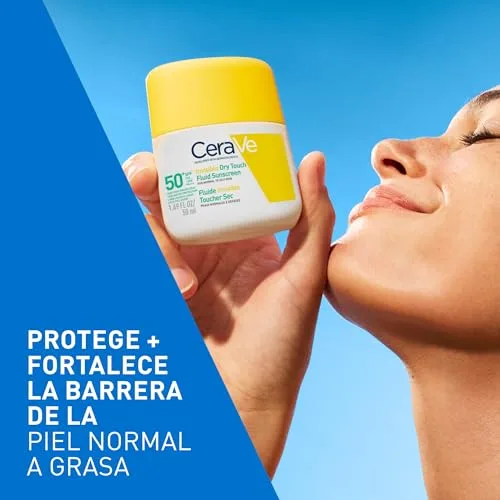 CeraVe ▫️ Fluido Protetor Invisível para Controlo de Oleosidade FPS 50+, UVB + UVA, 50 ml 3