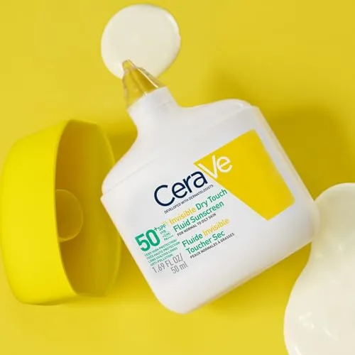 CeraVe ▫️ Fluido Protetor Invisível para Controlo de Oleosidade FPS 50+, UVB + UVA, 50 ml 7