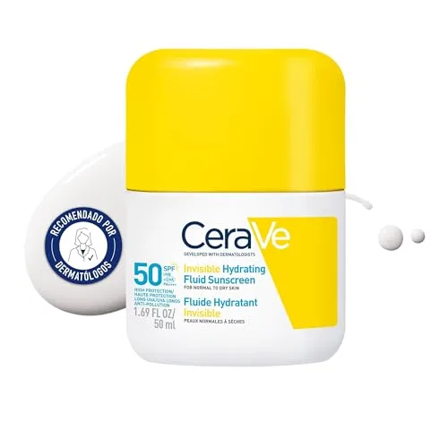 CeraVe ▫️ Fluido Protetor Invisível Hidratante FPS 50, UVB + UVA, 50 ml 2