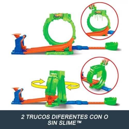 Hot Wheels ▫️ Monster Trucks Mutant Chaos, Conjunto de Brinquedos «Loop do Caos» 3