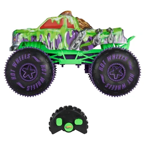 Hot Wheels ▫️ Monster Trucks Mutant Chaos Wreckin’ Wolf Veículo RC 4