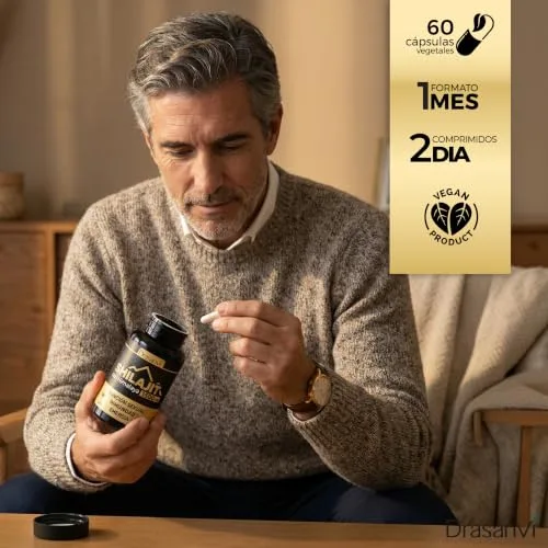 Drasanvi ▫️ Shilajit Puro dos Himalaias 1500 mg em 60 cápsulas 4