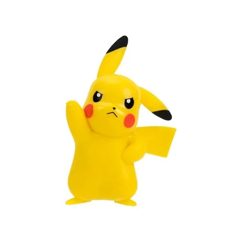 Pokémon ▫️ Conjunto de cinto Pikachu Clip ‘N’ Go : Figura de batalha do Pikachu com 5 cm, com Honor Ball, Ultra Ball e cinto temático do Tipo Elétrico. 4