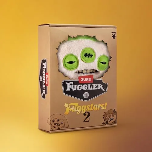 Fuggler ▫️ Brinquedo colecionável de pelúcia Fugg Stars Série 2, 9 polegadas (Eyelish), da ZURU 2