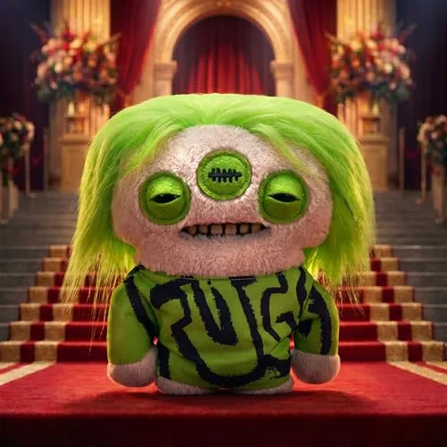 Fuggler ▫️ Brinquedo colecionável de pelúcia Fugg Stars Série 2, 9 polegadas (Eyelish), da ZURU 3