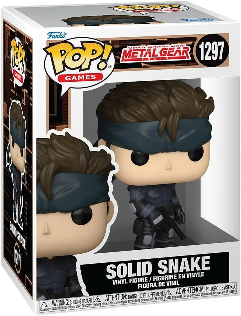 Funko ▫️ POP Games: Metal Gear Solid - Solid Snake