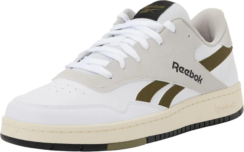 Reebok ▫️ Ténis Glide em pele, brancos