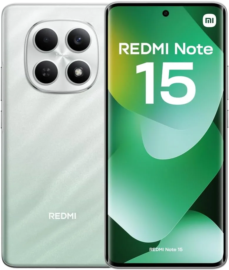 XIAOMI ▫️ Redmi Note 15 8+256 Verde Floresta (sem adaptador de alimentação incluído)