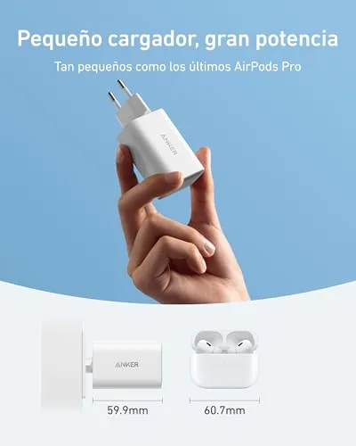 Anker ▫️ Carregador USB-C Nano de 100 W para MacBook/iPhone 16 3