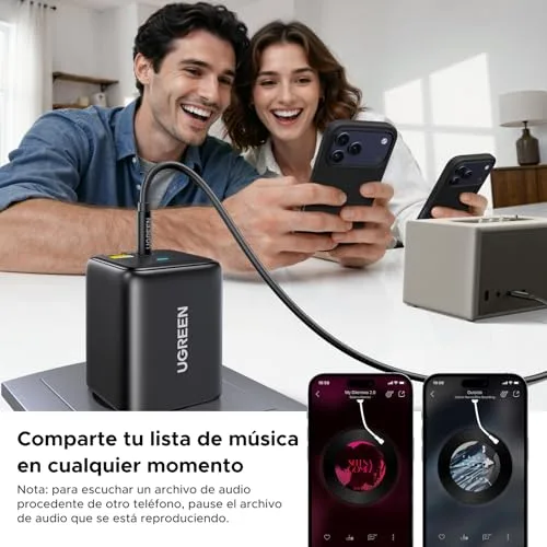 UGREEN ▫️ LDAC Recetor Bluetooth 6.0 Áudio Bluetooth 3,5 mm Hi-Res HiFi 7