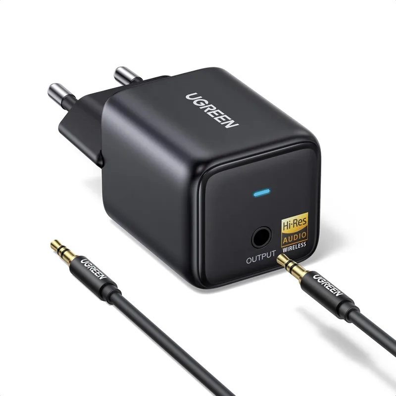 UGREEN ▫️ LDAC Recetor Bluetooth 6.0 Áudio Bluetooth 3,5 mm Hi-Res HiFi