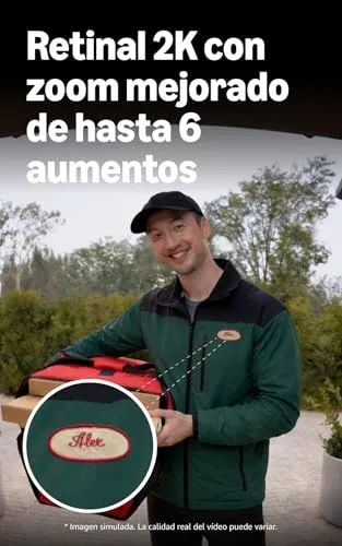 Ring ▫️ Videoporteiro com bateria (Battery Video Doorbell) (última geração) | Videoporteiro sem fios | Retina 2K | Zoom 6x | Comunicação bidirecional | Teste gratuito de 30 dias, plano de subscrição 4