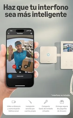 Ring ▫️ Intercom Video + Câmara Interior Plus 3