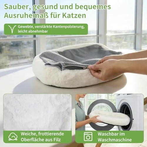 Fosoloni ▫️ Espreguiçadeira para janela de gatos, rede com estrutura de aço estável 2